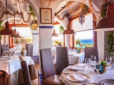 Vista interior - Restaurante El Roqueo